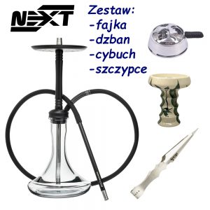 Pełen zestaw Fajka Wodna NEXT czarna! (кальян)